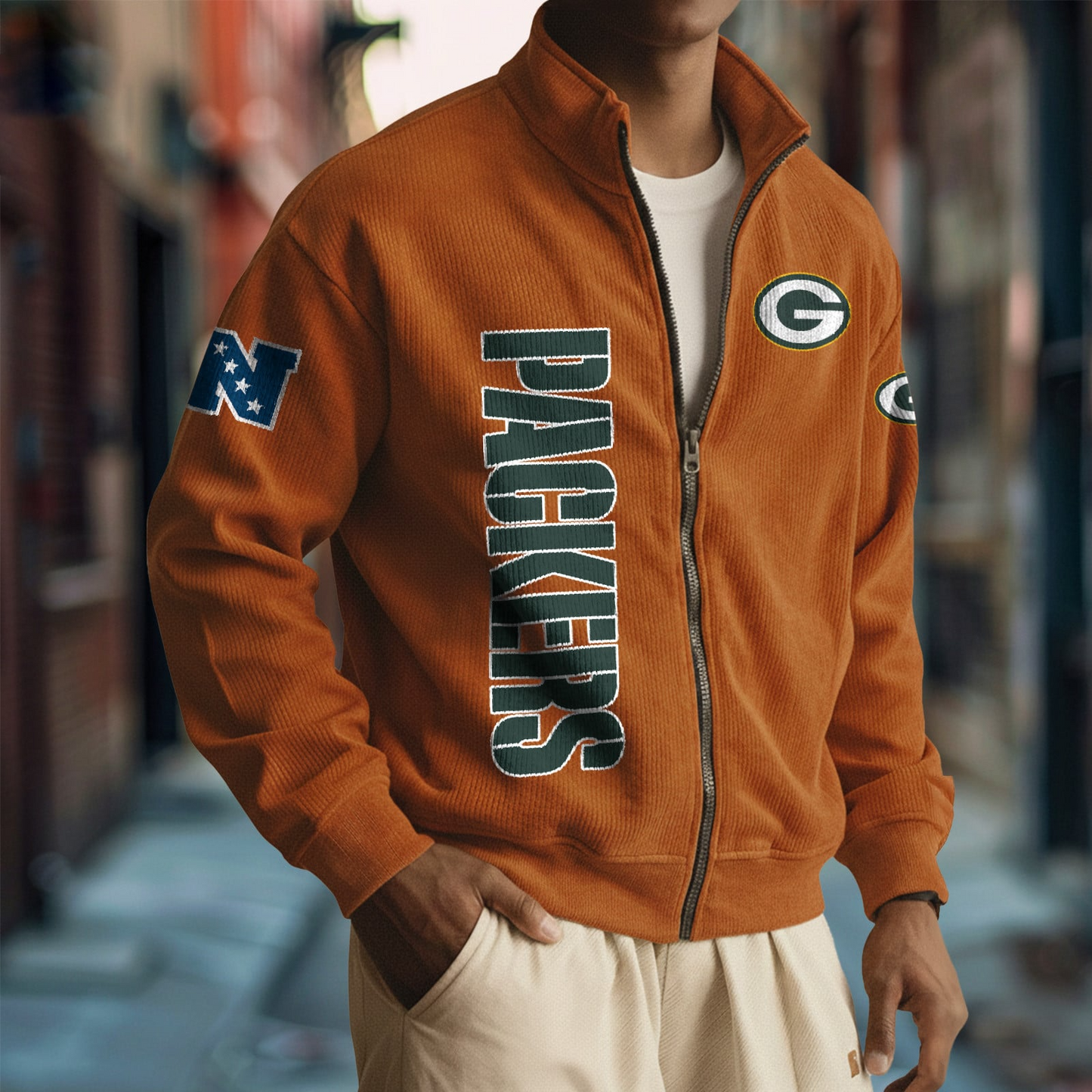 GB x NFL Corduroy Zip-Up Jacket DatND DVT