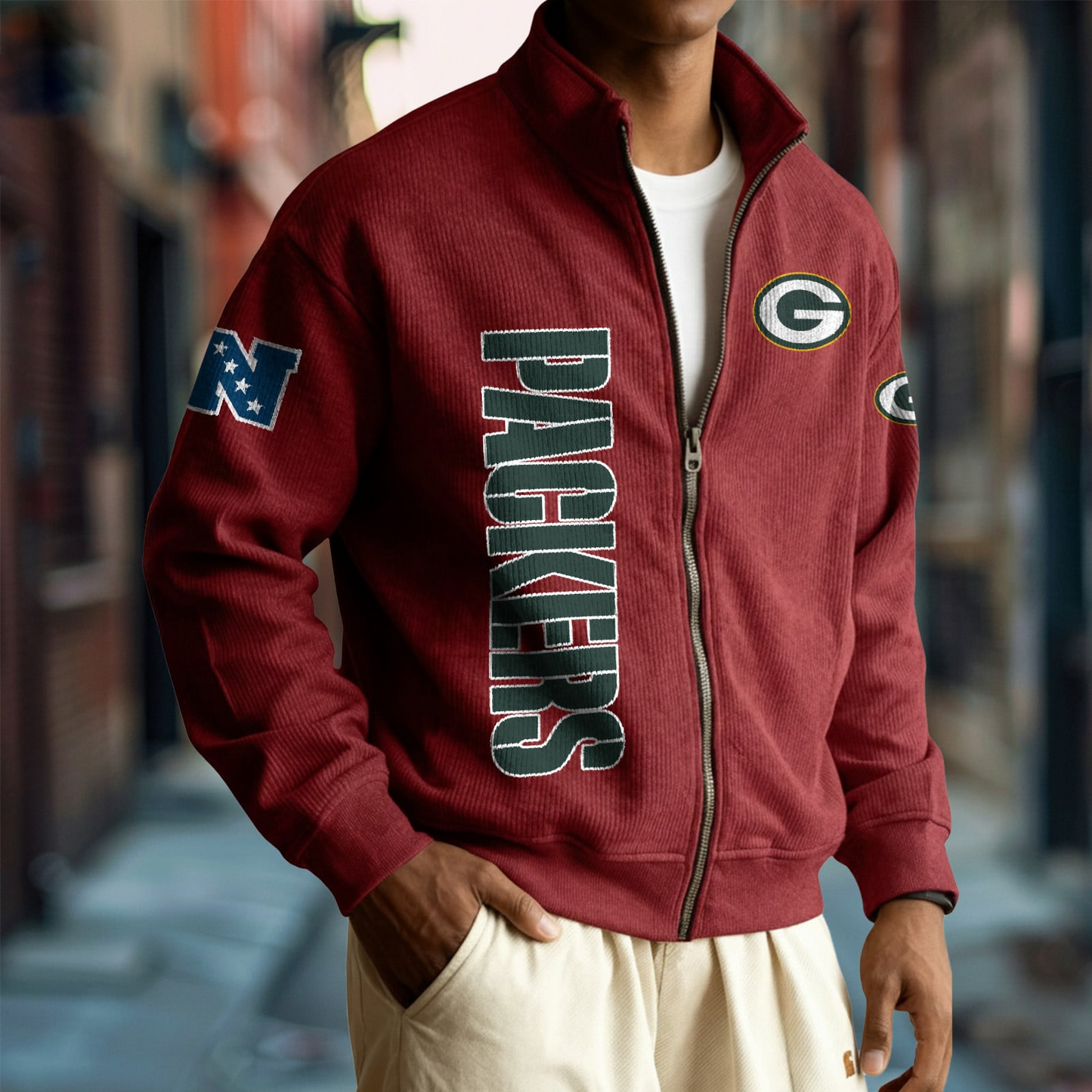 GB x NFL Corduroy Zip-Up Jacket DatND DVT