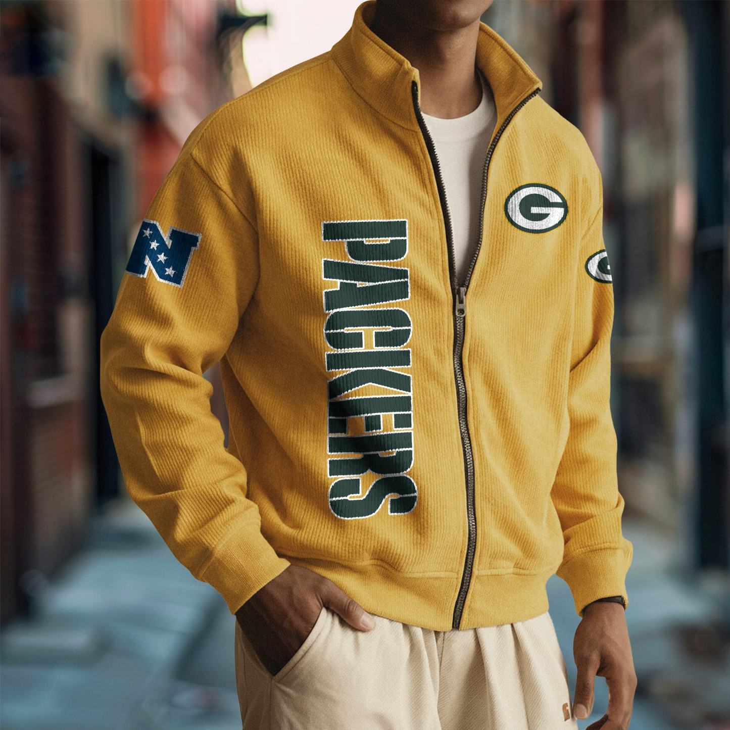 GB x NFL Corduroy Zip-Up Jacket DatND DVT