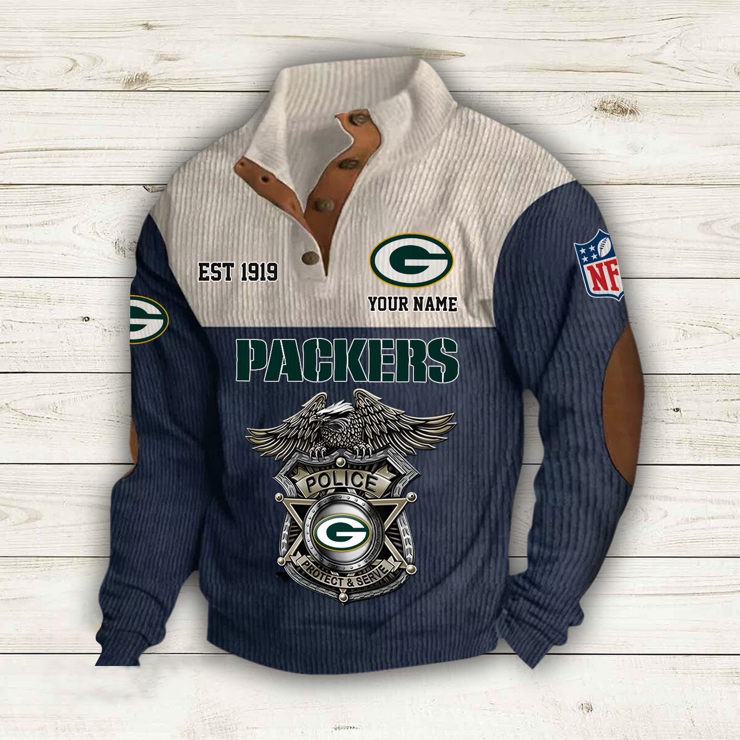 GB x NFL Custom Name Sport Sweatshirt DatND DVT