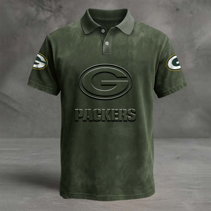 GB x NFL Embossed Polo Shirt DATND TANTD
