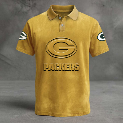 GB x NFL Embossed Polo Shirt DATND TANTD
