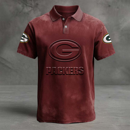 GB x NFL Embossed Polo Shirt DATND TANTD