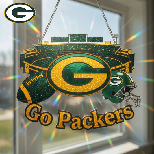 GB x NFL Game Day Suncatcher