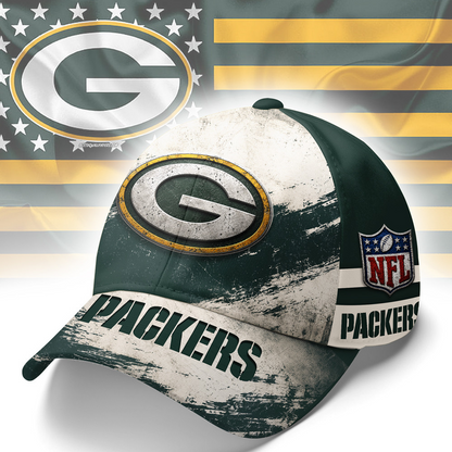 GB x NFL Grunge Style Team Premium Cap 0207