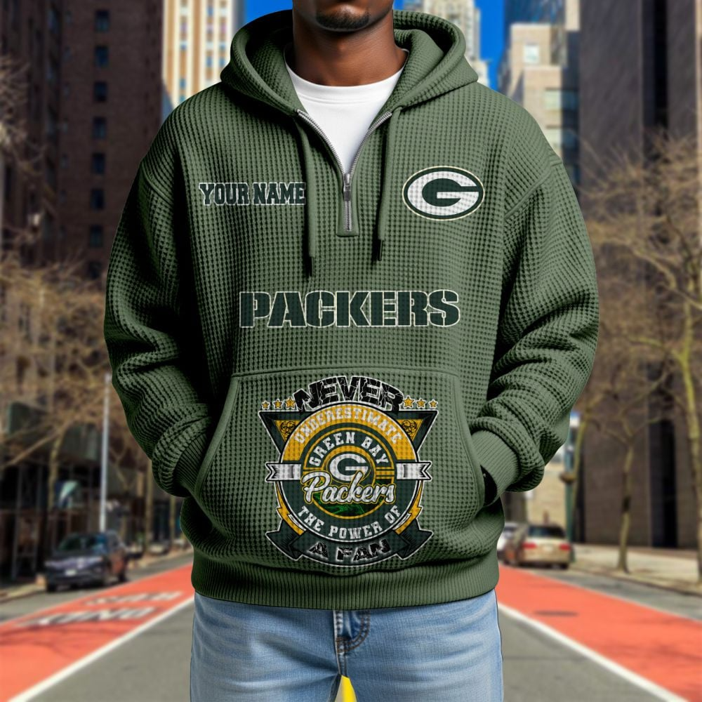 GB x NFL Waffle Hoodie DATND TANTD