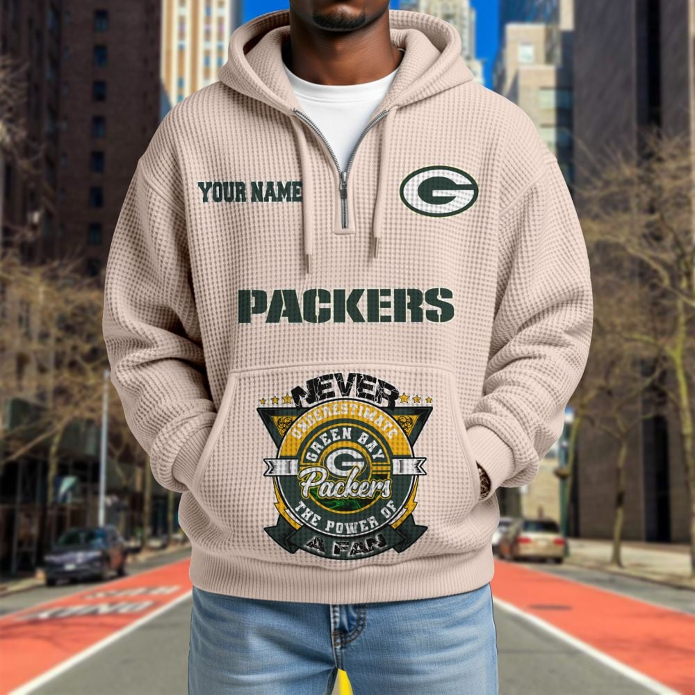 GB x NFL Waffle Hoodie DATND TANTD