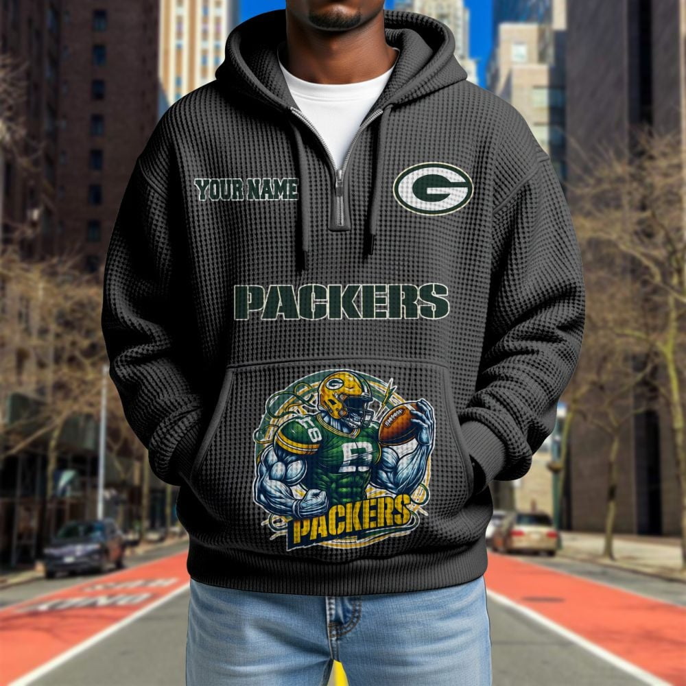 GB x NFL Waffle Hoodie DATND TANTD