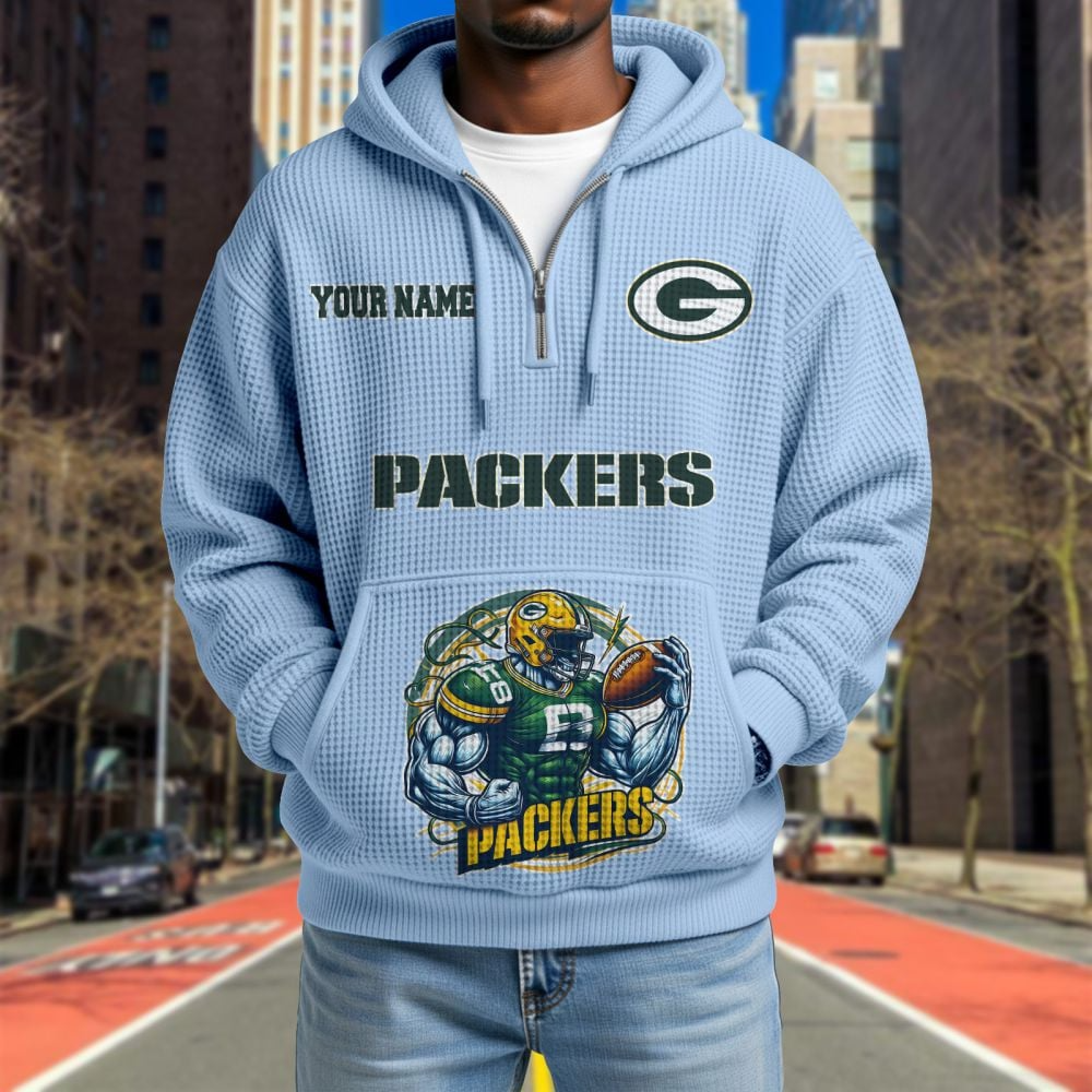 GB x NFL Waffle Hoodie DATND TANTD