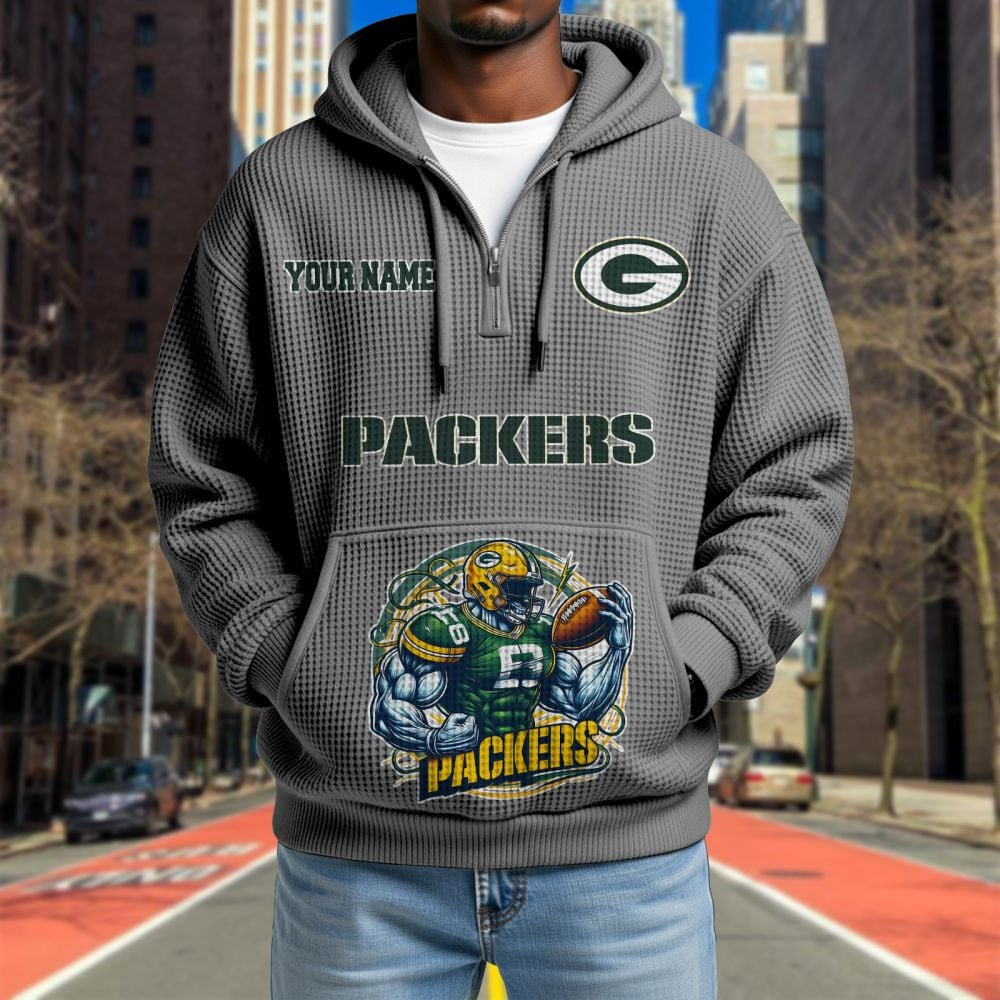 GB x NFL Waffle Hoodie DATND TANTD