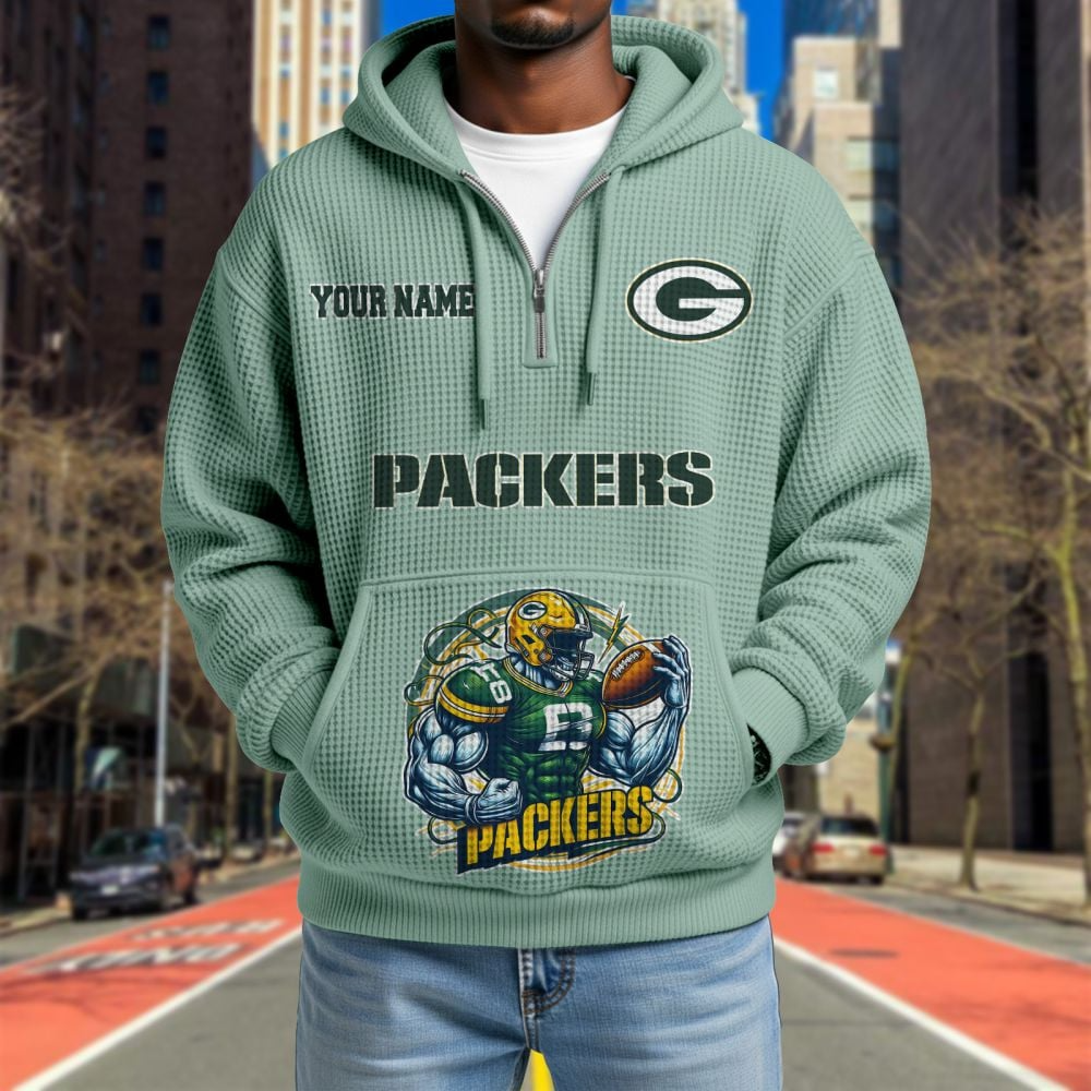 GB x NFL Waffle Hoodie DATND TANTD