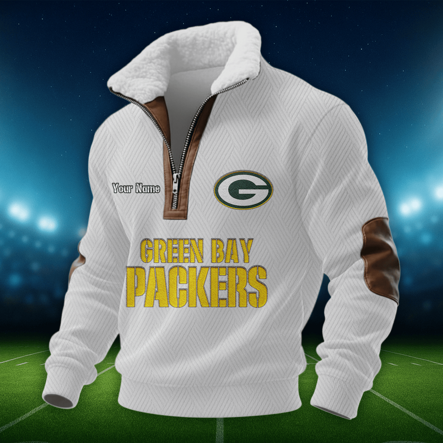 GBP NFL Men Fur Collar Sweatshirt DDT CTND