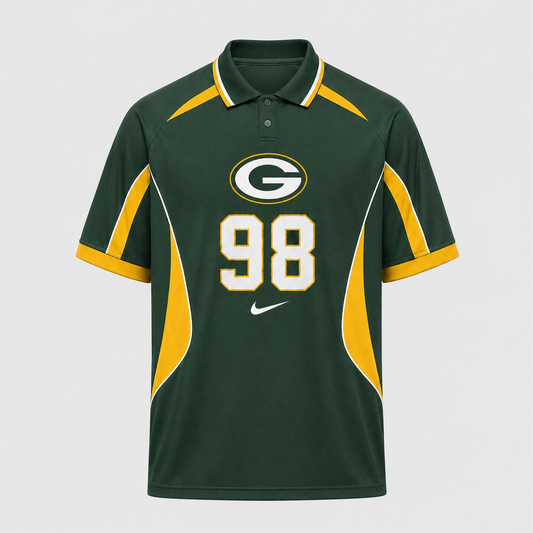 GBP Premium NFL Custom Number Sports Style Polo Shirt