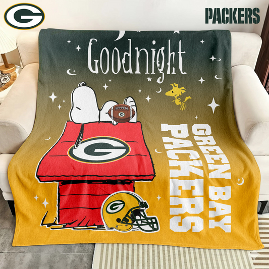 GBP Premium NFL Snoopy Fan Blanket DDT NTL