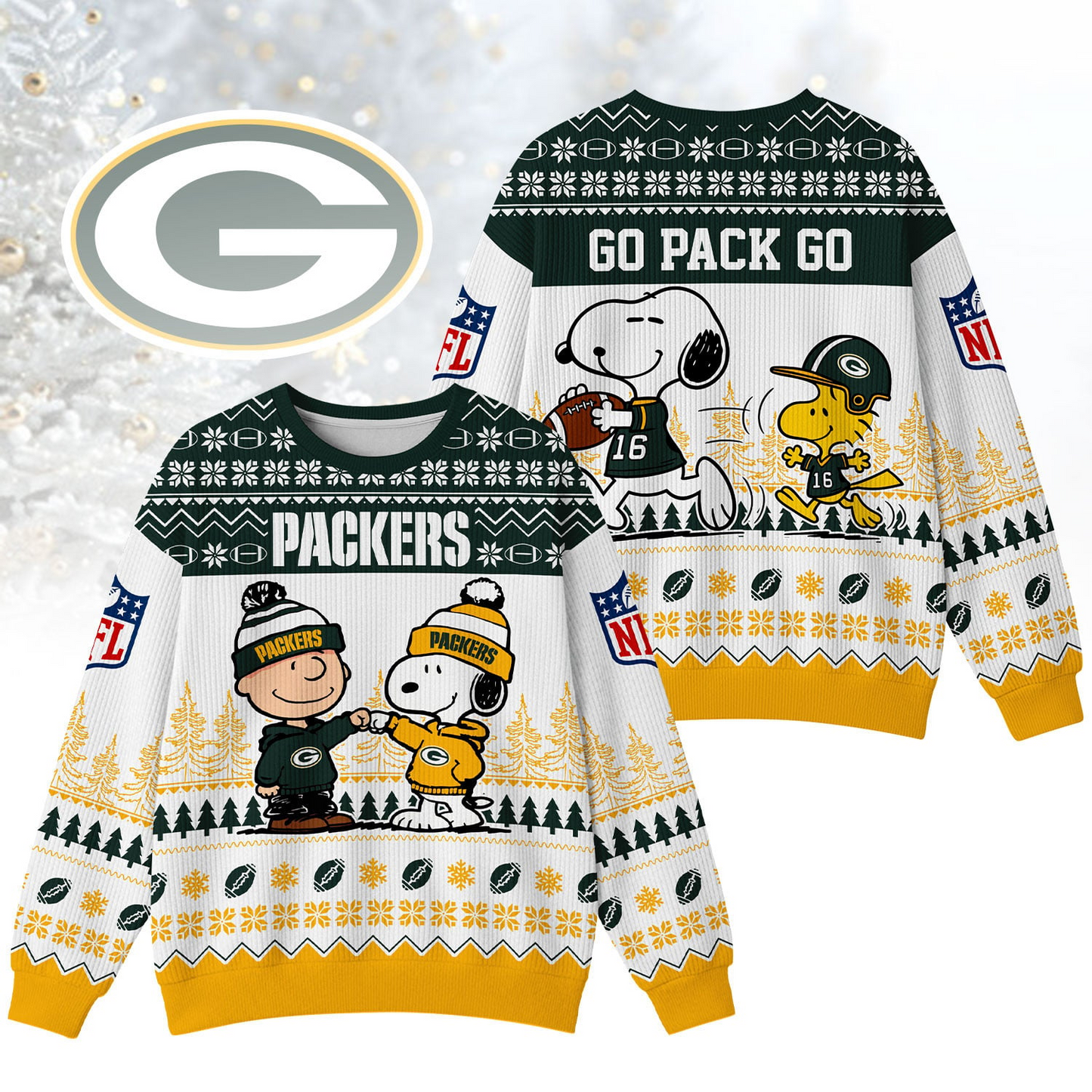 GBP Premium NFL Snoopy Winter SweatShirt DDT CTND