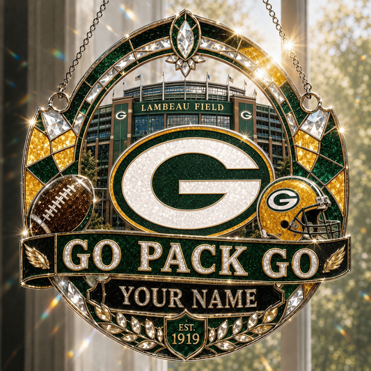 GBP x NFL Premium Suncatcher Luxury Personalized Gift For Fan