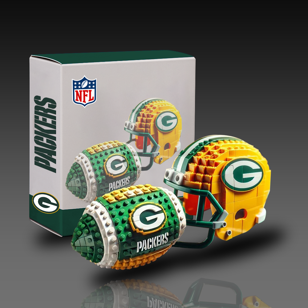 GBP x NFL Team Ball & Helmets Building Block Football Set DDT CTND