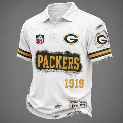 GB x NFL LUXURY V-Neck T-Shirt 3005 DatND DVT