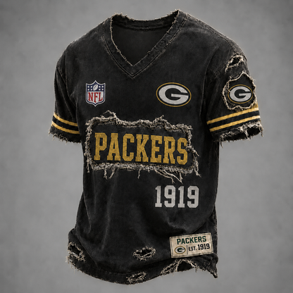 GB x NFL LUXURY V-Neck T-Shirt 3005 DatND DVT