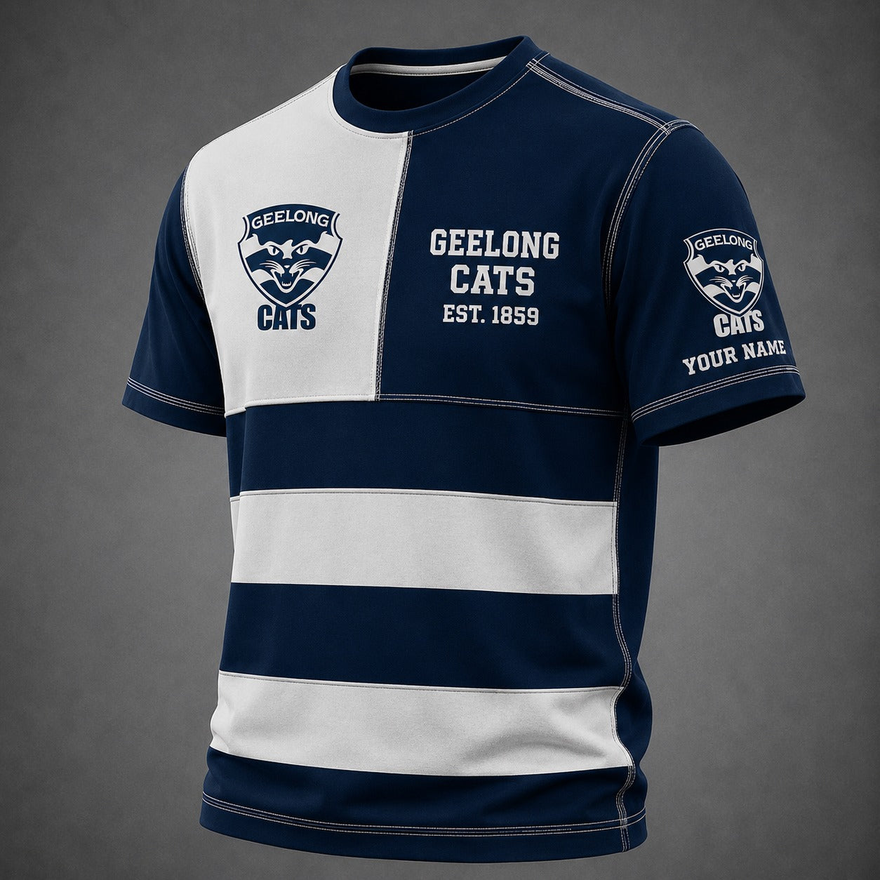 GC x AFL Premium Vintage All Over Print T-Shirt 3D Personalized Gift For True Fan