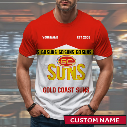 GCS x AFL Personalized Premium 3D Shirt DDT CTND