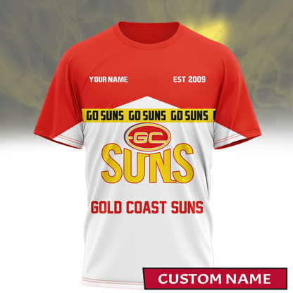 GCS x AFL Personalized Premium 3D Shirt DDT CTND