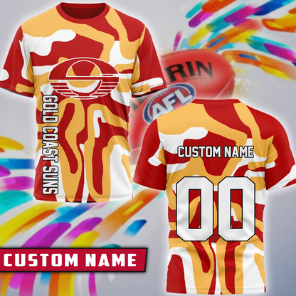 GCS x AFL Premium 3D Shirt Personalized Special Gift For Fan DDT CTND