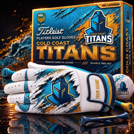 GCT PREMIUM NRL PLAYERS GOLF GLOVE GIFT SET  V2