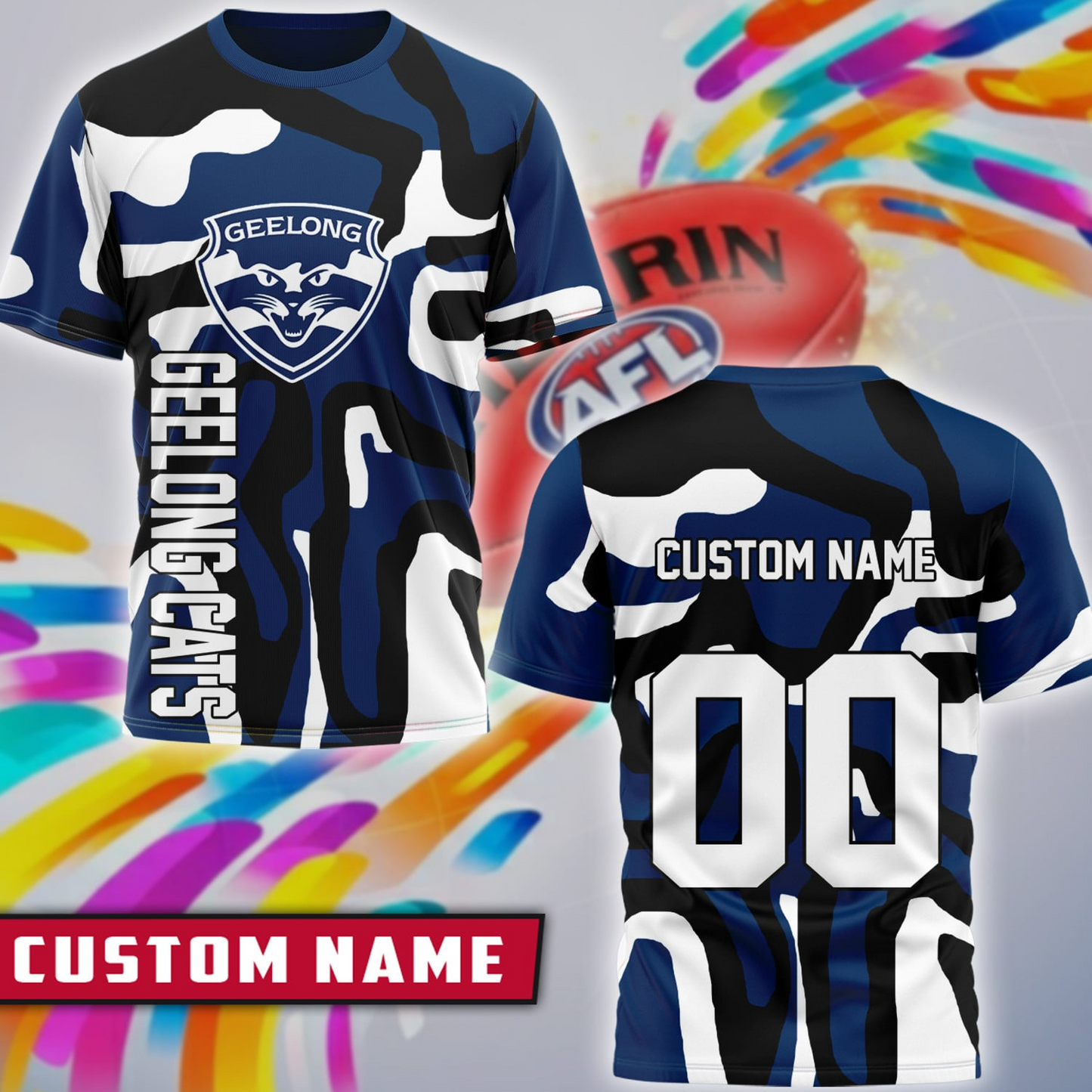 GEE x AFL Premium 3D Shirt Personalized Special Gift For Fan DDT CTND