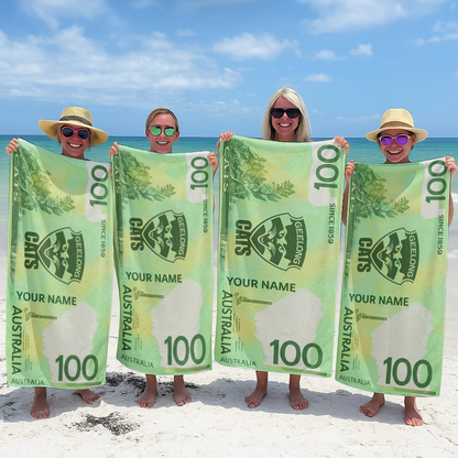 GEE x AFL $100 Personalized Beach Towel Gifts For Fan DDT CTND