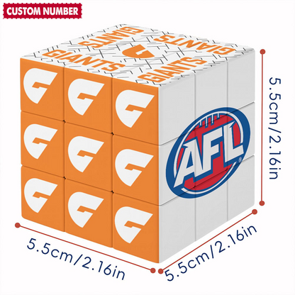 GG x AFL Personalized Rubik Cube Gifts For Fan DDT CTND