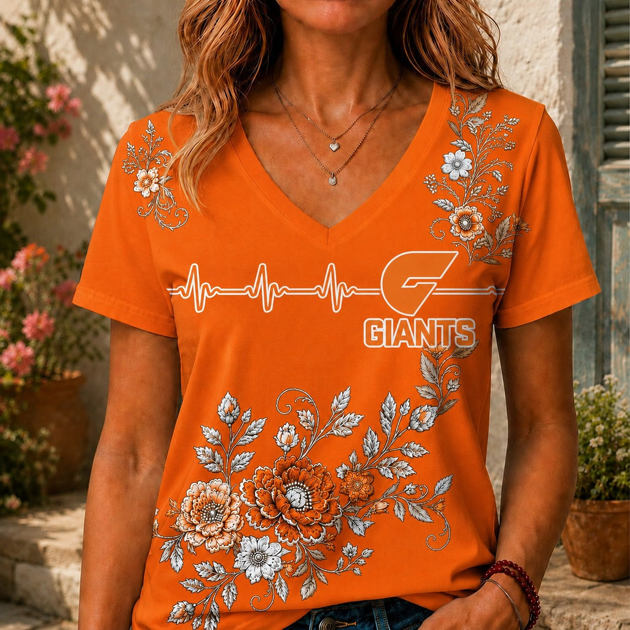 GWSGx AFL Luxury Women V-Neck Shirt