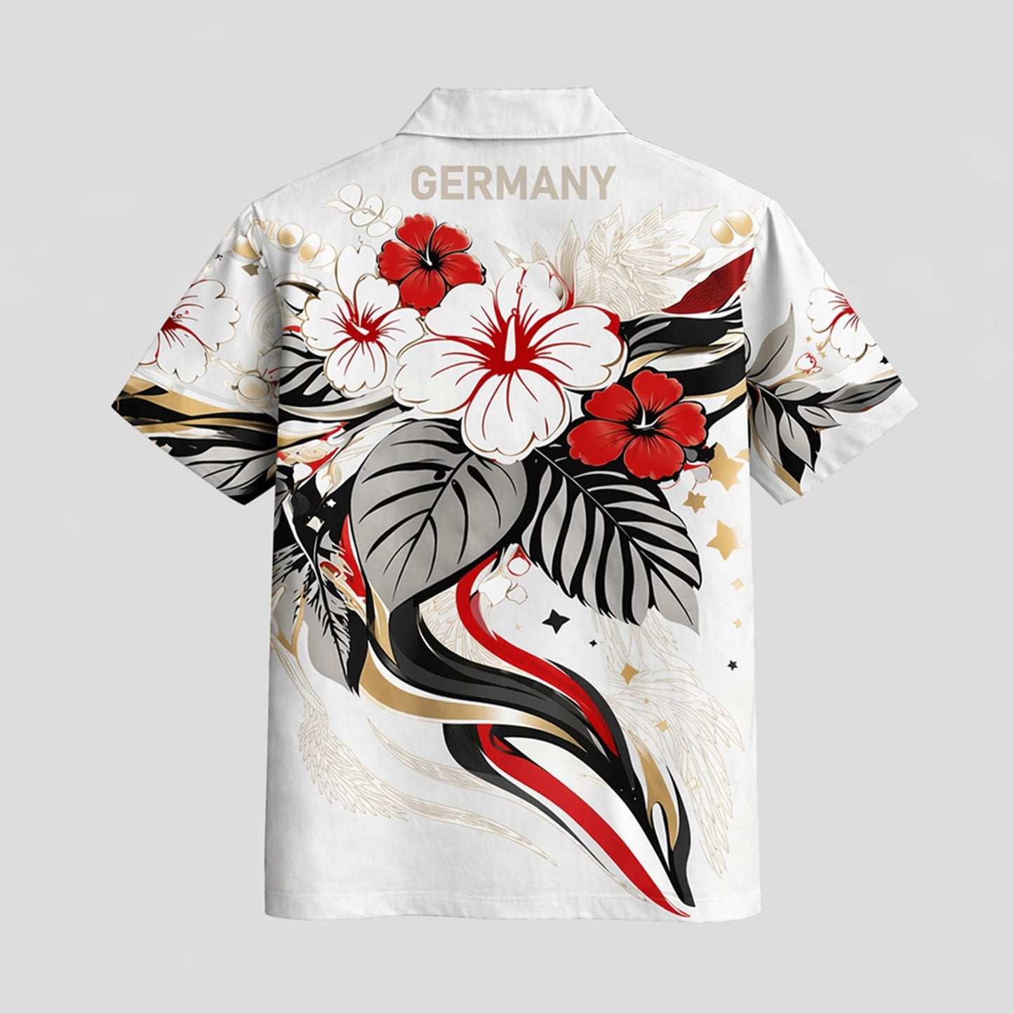 Germany World Cup 2026 Floral Hawaiian Shirt PVT02 DATND LBN 90526