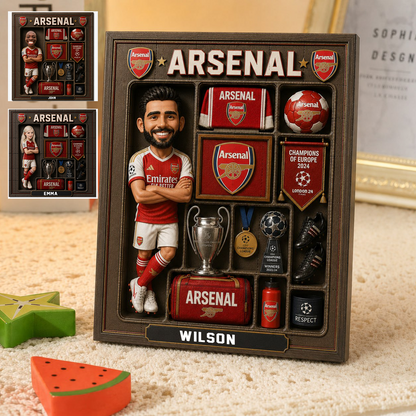 Personalized ARS Shaped Building Blocks- Premier League Champions NAK NMD Lazmi