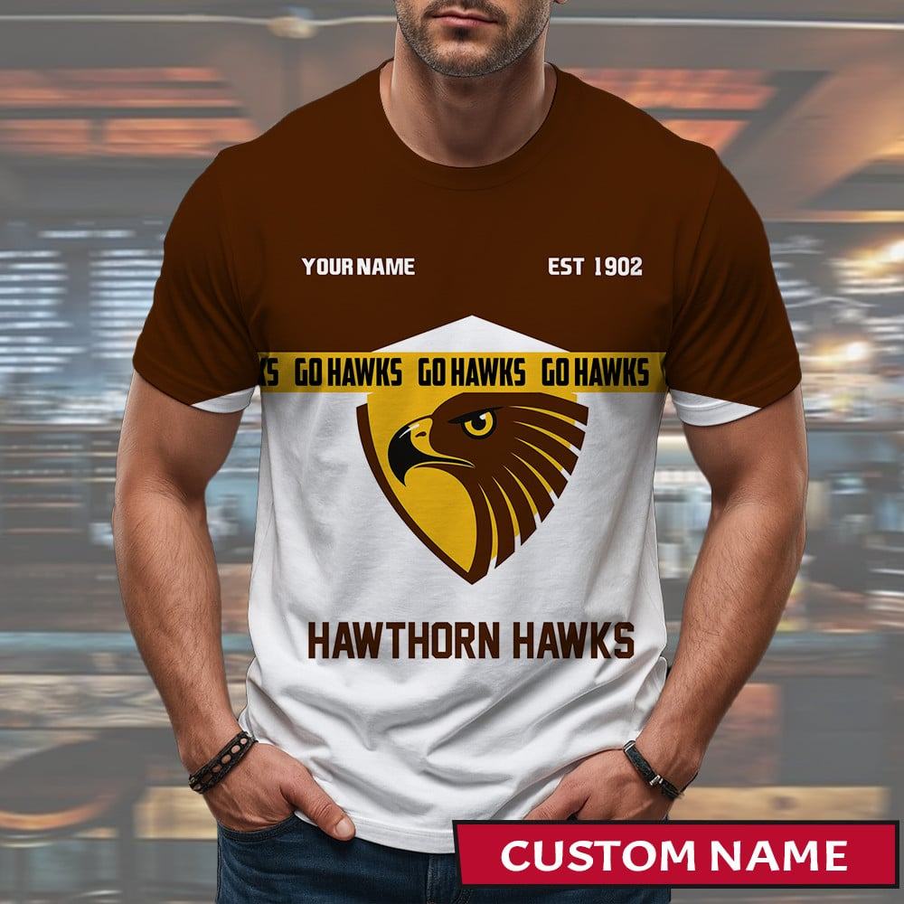 HAW x AFL Personalized Premium 3D Shirt DDT CTND
