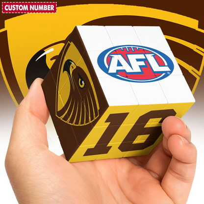 HAW x AFL Personalized Rubik Cube Gifts For Fan DDT CTND