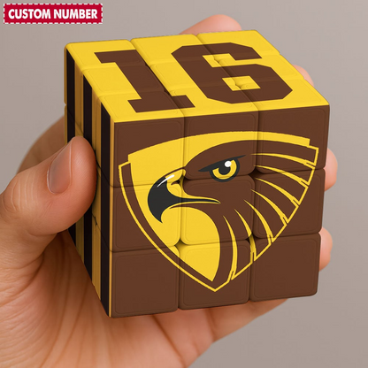 HAW x AFL Personalized Rubik Cube Gifts For Fan DDT CTND