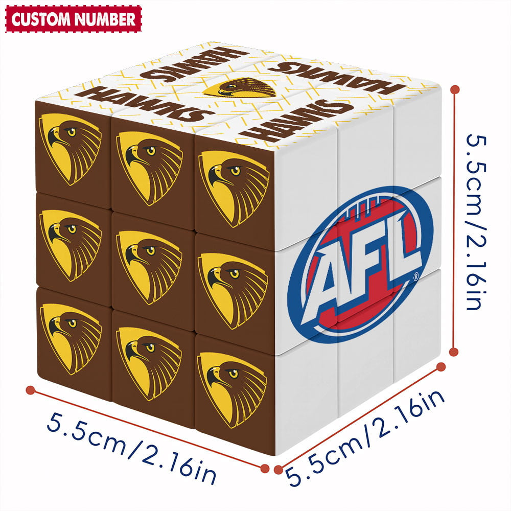 HAW x AFL Personalized Rubik Cube Gifts For Fan DDT CTND