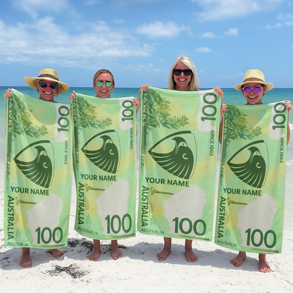 HAW x AFL $100 Personalized Beach Towel Gifts For Fan DDT CTND