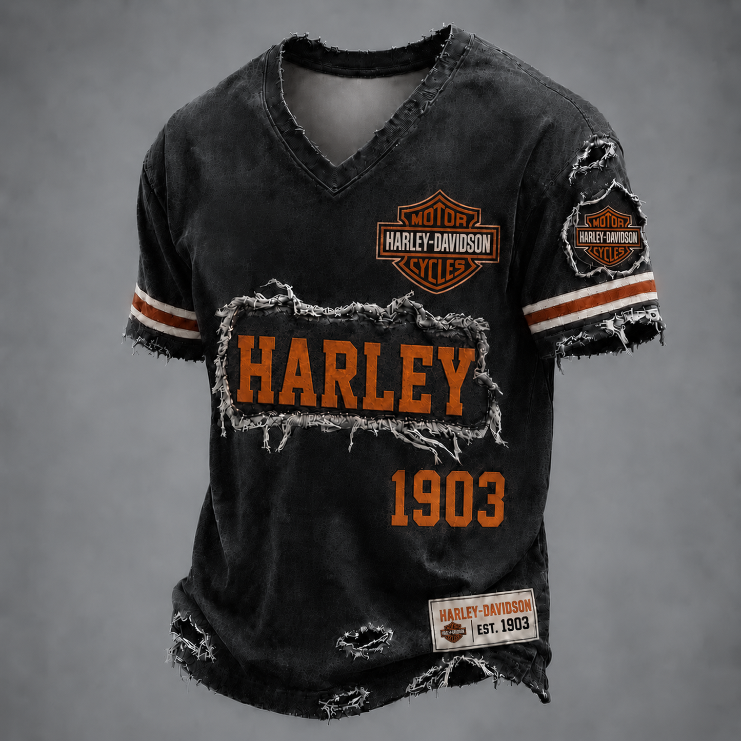 HD LUXURY V-Neck T-Shirt 0306 DatND DVT