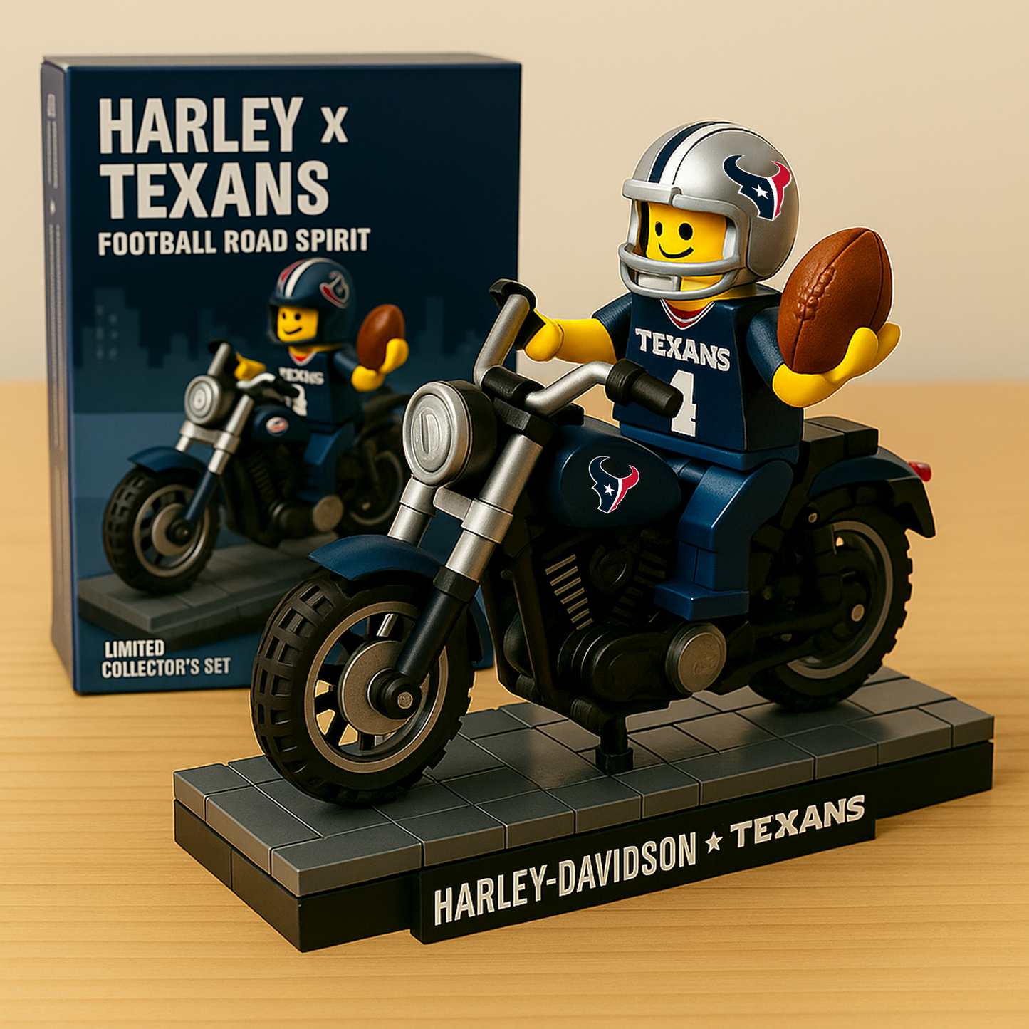HD x HOU NFL Humorous Building Block Set DatND DVT