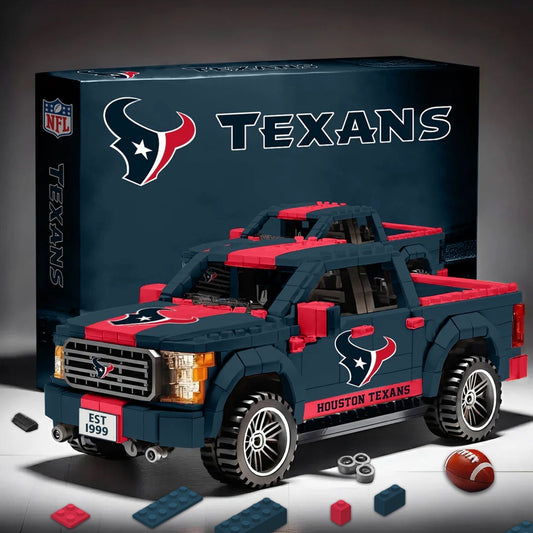 HOU X NFL 3D Racing Truck Model Building Block Set NDT NHM