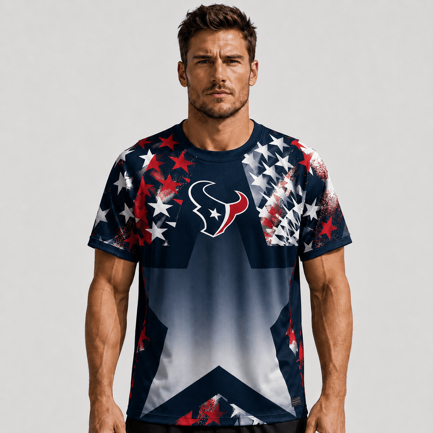 HOU X Premium NFL Premium Patriotic Football Star