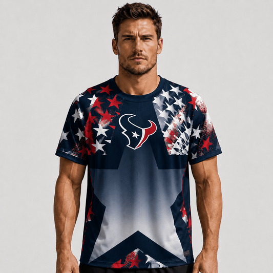 HOU X Premium NFL Premium Patriotic Football Star