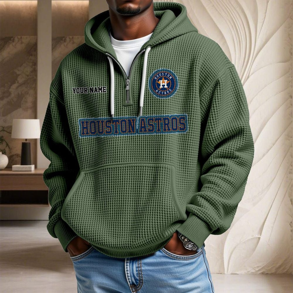 HOU x MLB Waffle Hoodie DATND TANTD