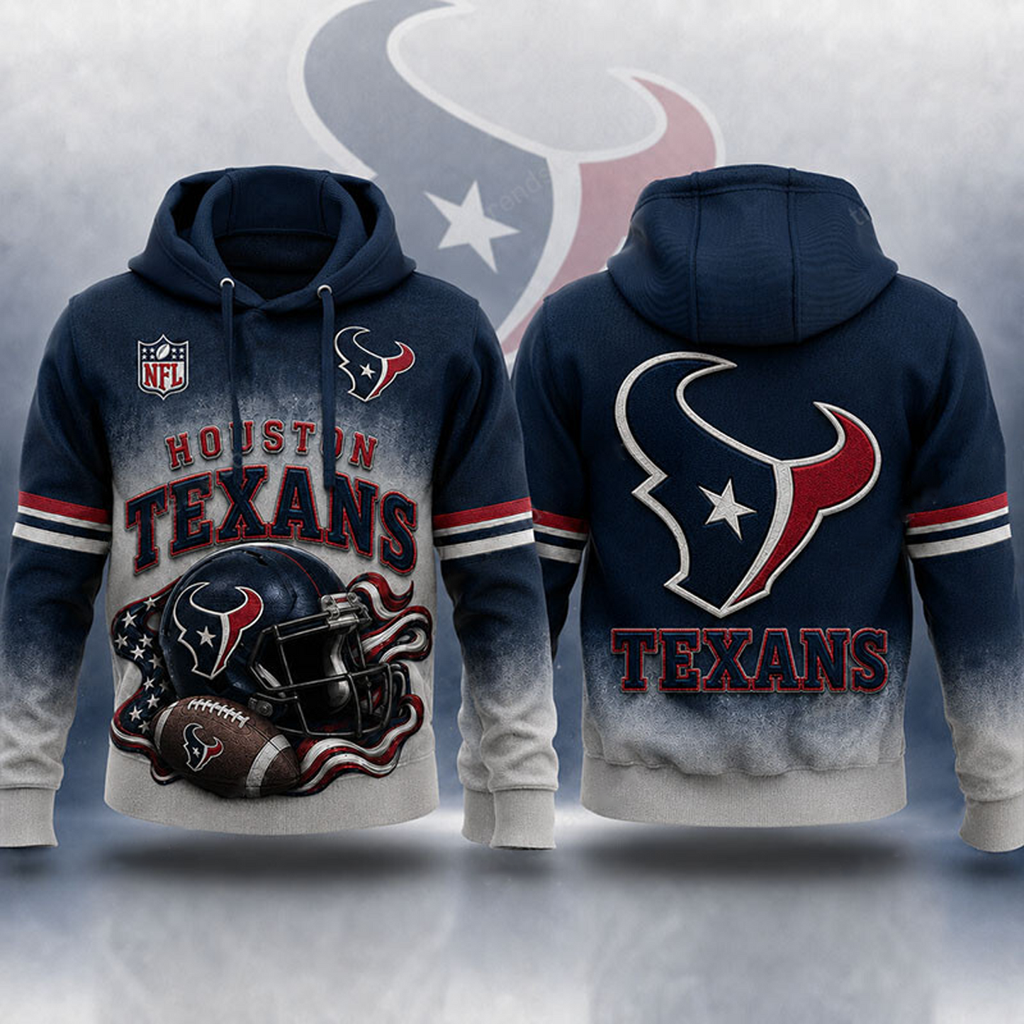 HOU x NFL 3D Shirt 1805 DatND DVT