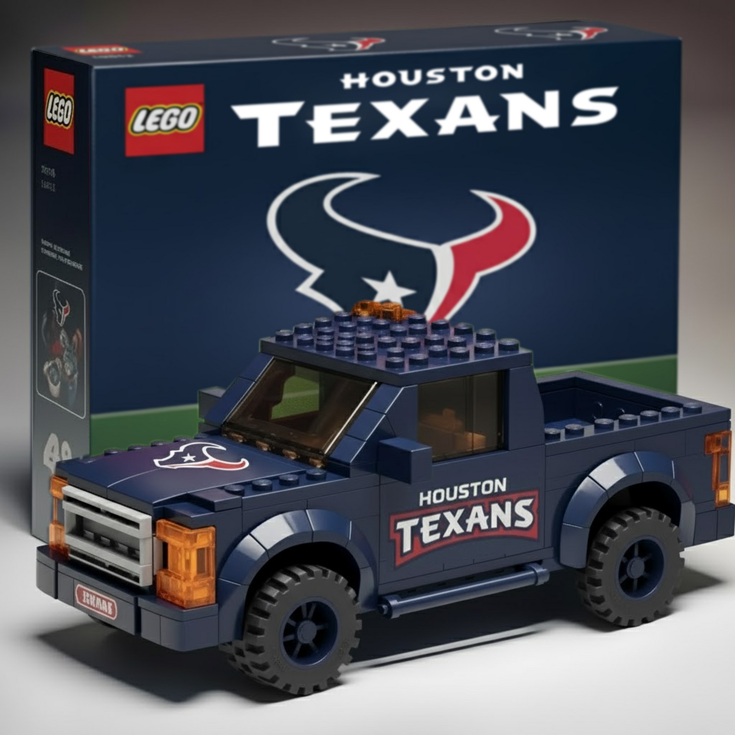 HOU x NFL Building Blocks Truck Toy Set V2 DatND DVT