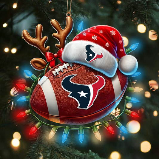 HOU x NFL Christmas Lights Football Ornament 0110 DatND ThuongNH