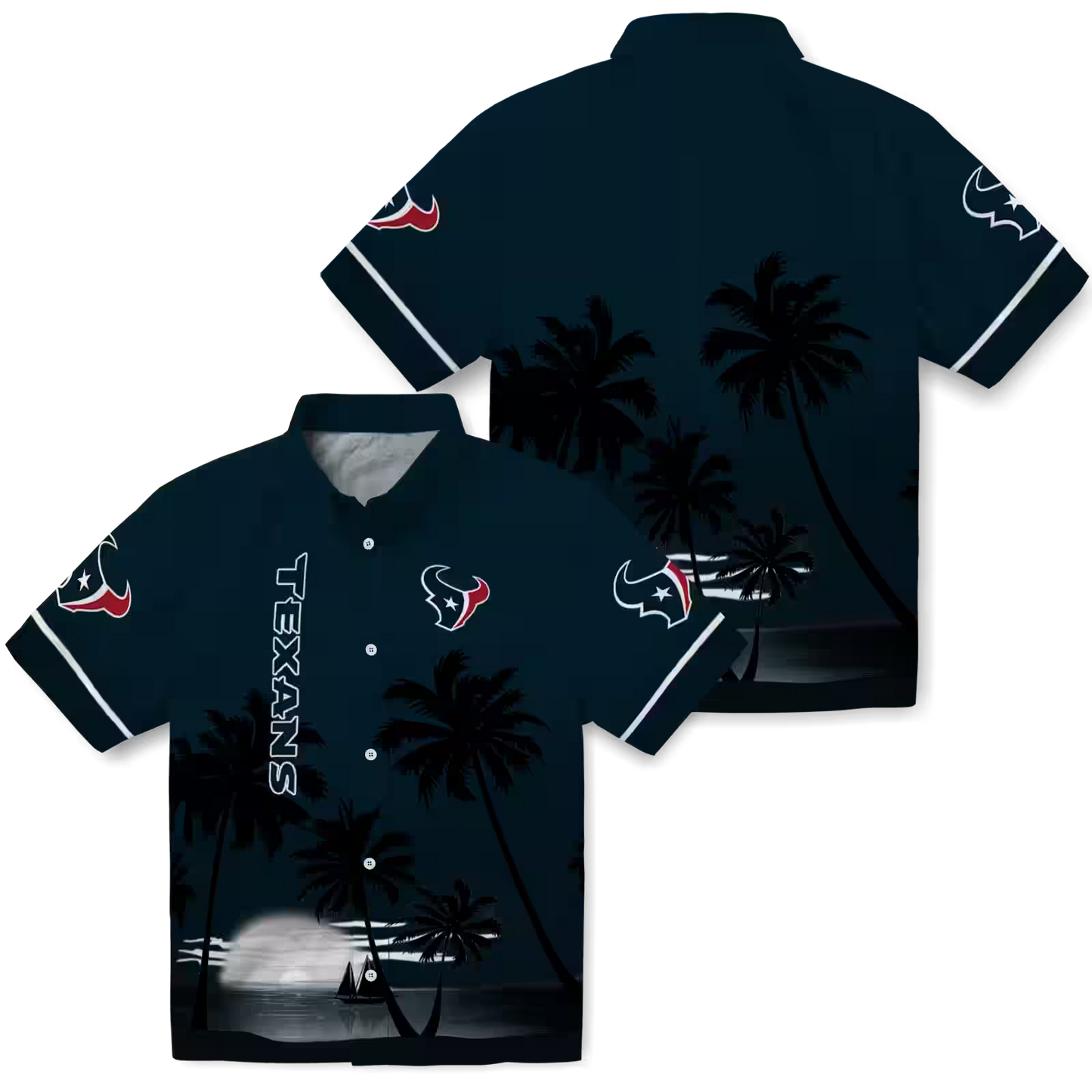 HOU x NFL Hawaiian Shirt ƒ?? Beach Sunset DATND TANTD 270526