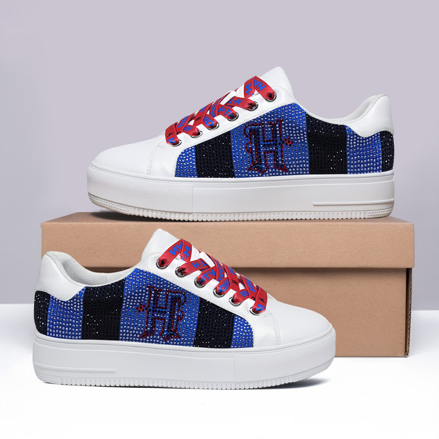 HOU x NFL Lace-Up Sparkle Sneaker DatND DVT